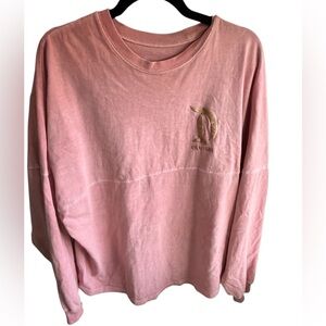 Disneyland Sparkle Spirit Jersey Disney Parks Long Sleeve Pink Gold Size Large